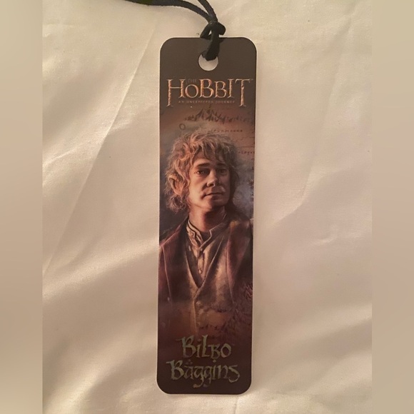 THE HOBBIT Bilbo Baggins Lord of the Rings Bookmark NWT - Picture 2 of 4